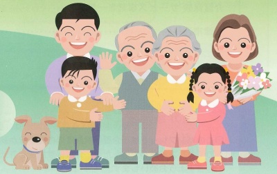 家族のイラスト