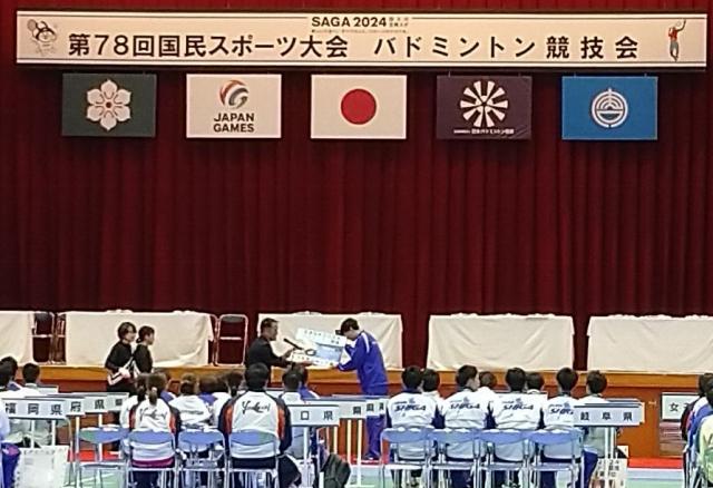 国スポバドミントン競技