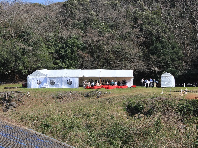 前田利家陣跡呈茶