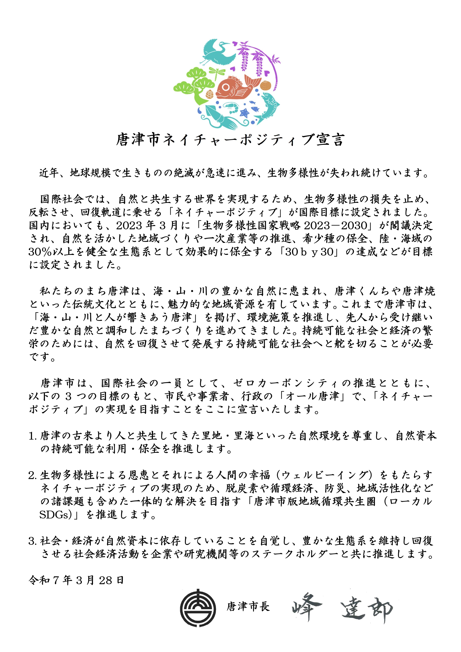 NP宣言書