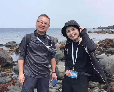 椎葉隊員と丸山隊員