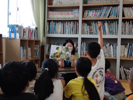 馬渡小中学校への訪問