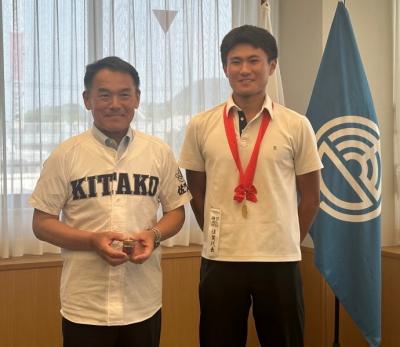 佐賀北高校野球部表敬訪問