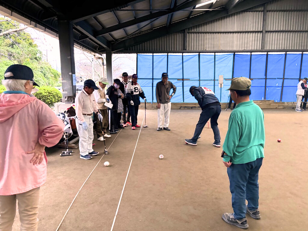 前回の唐津市民ゲートボール大会の様子