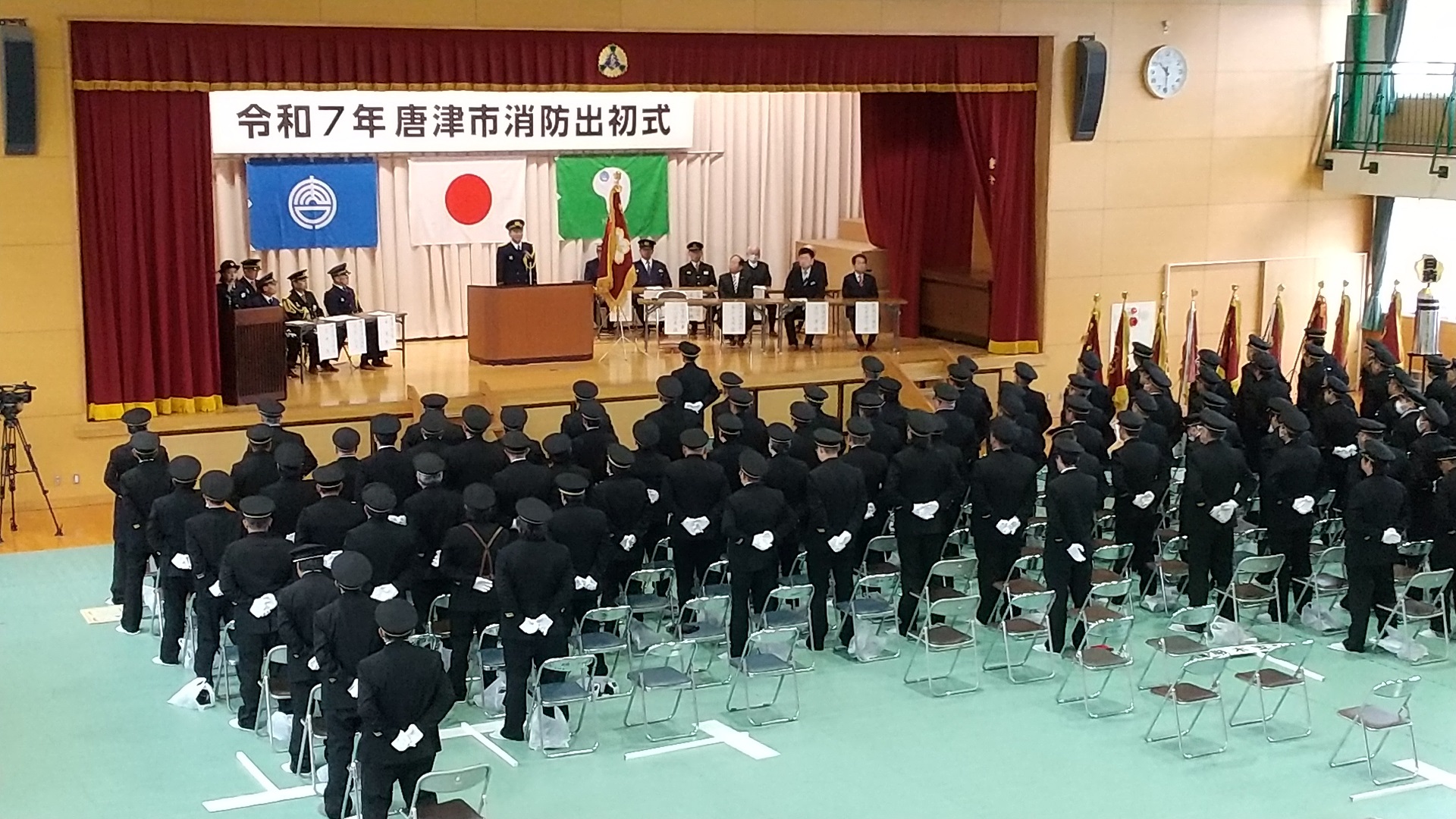 唐津市消防出初式式典（令和7年）