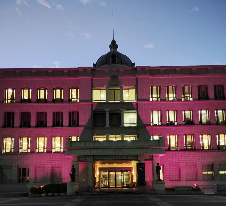 パープルライトアップ