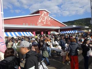 唐津お魚まつり会場の写真