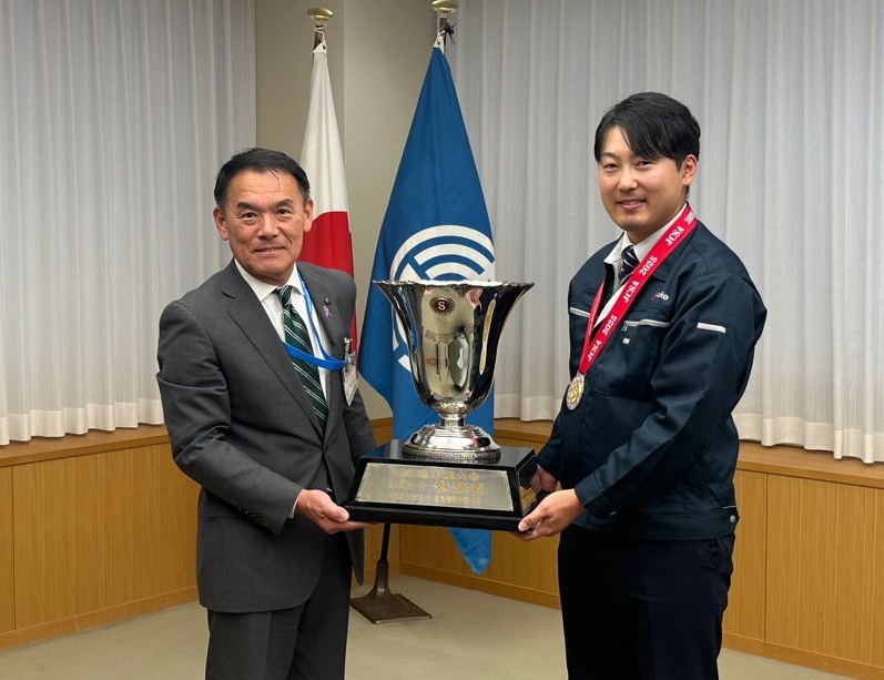 SSPライジングアスリート井本太輔選手表敬訪問