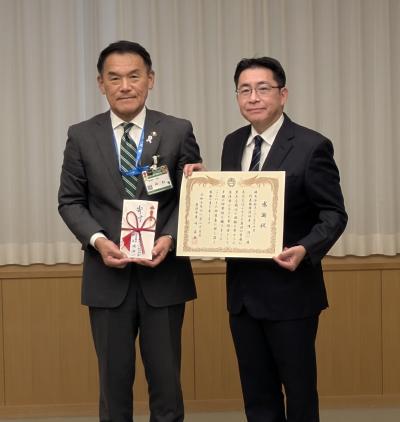 唐津市ふるさと寄附金基金への寄付金受納（株式会社スーパーモリナガ）