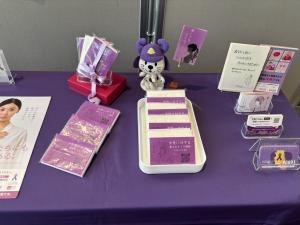 パネル展机上の写真