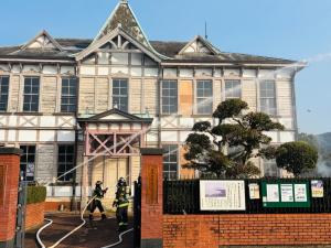 令和6年度唐津市歴史民俗資料館で実施の文化財防火デーの写真