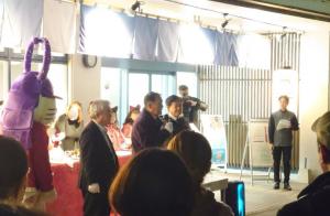 唐津駅北口イルミネーション点灯式セレモニーの写真