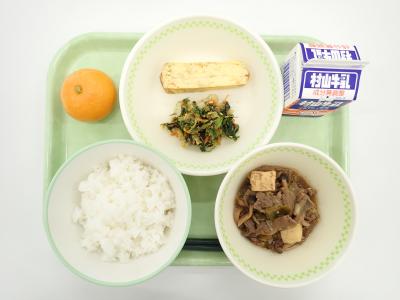 記念給食の献立写真