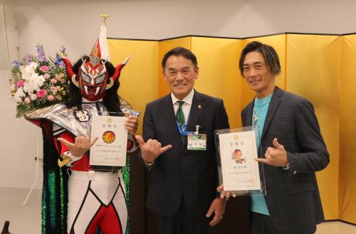 唐津観光大使委嘱式（アップ）