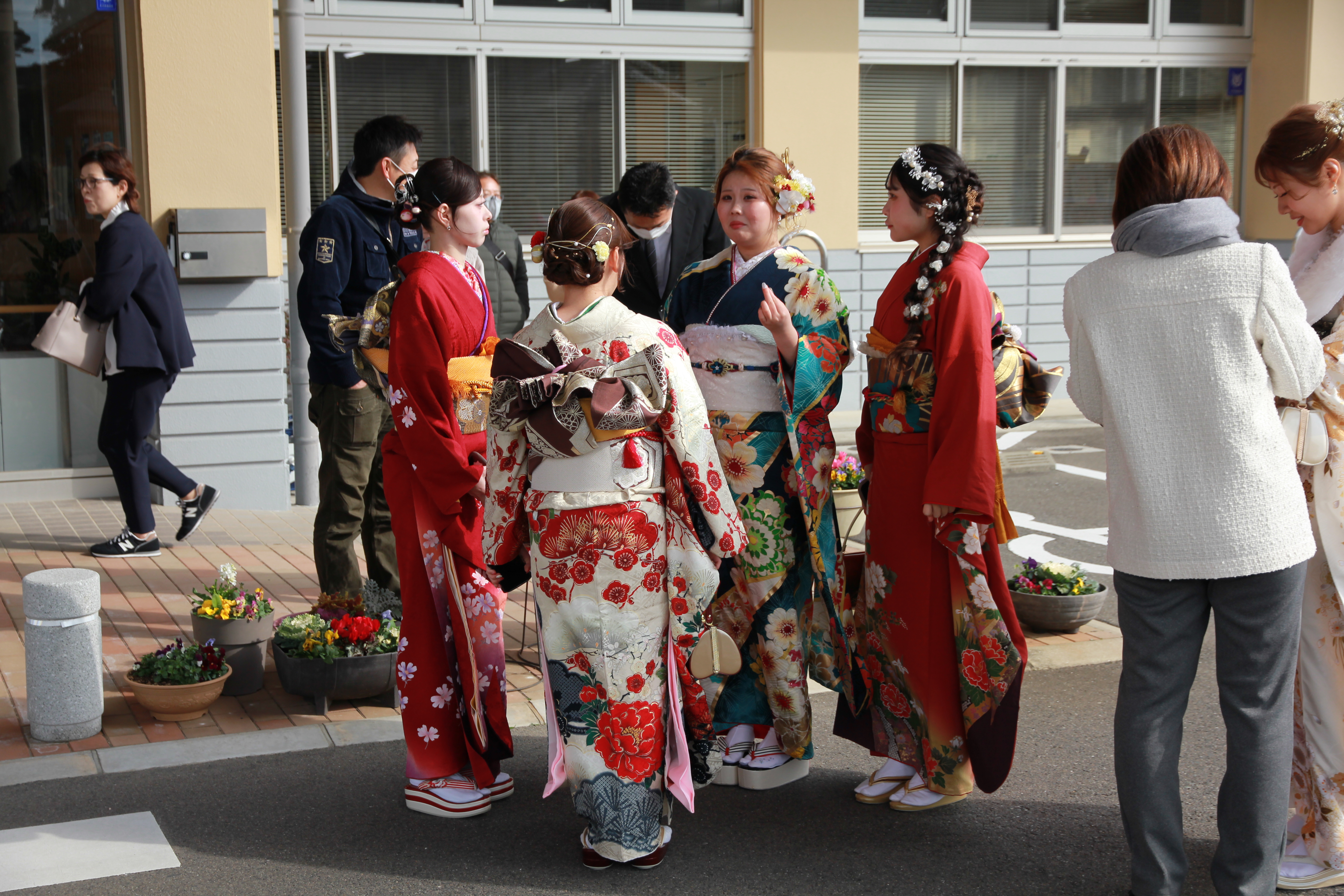 久々の再開に会話もはずむ