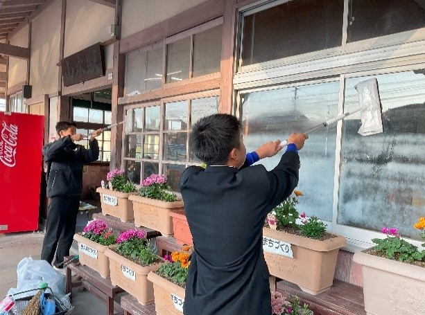 唐津市立鬼塚中学校　活動写真1