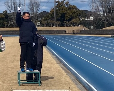 市長スターターの様子