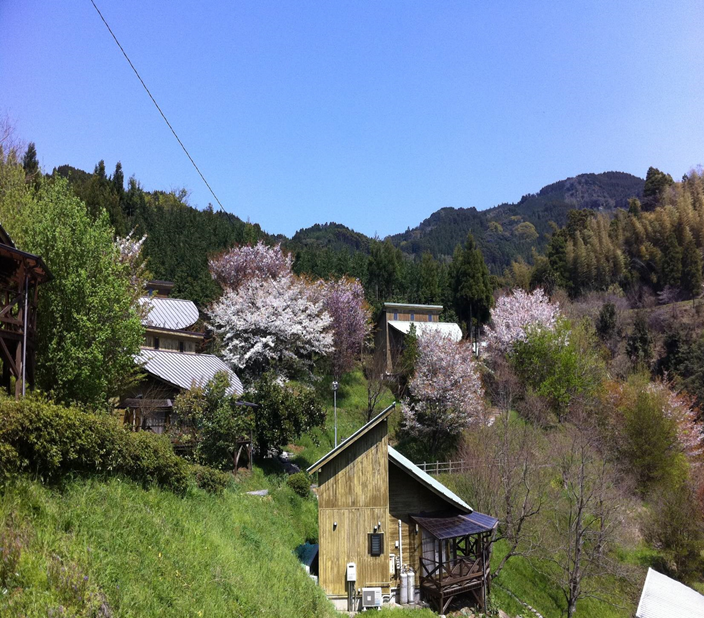 ロフティ七山の上空からの写真