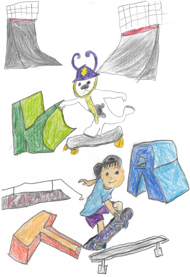 応募作品(1)（小学生部門）の作品