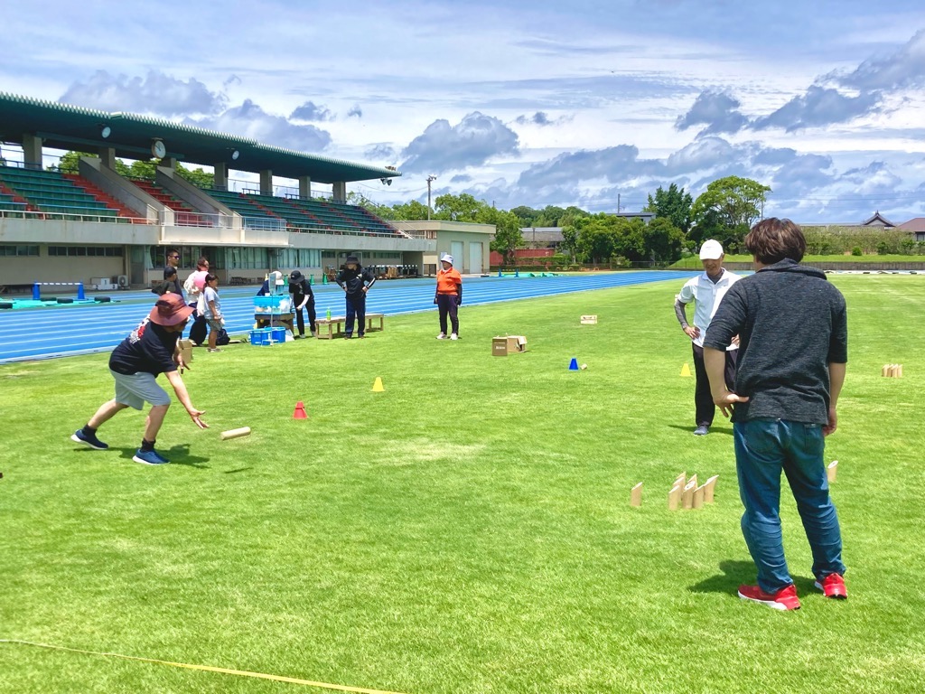 スポーツ推進委員の活動（スポレク祭・モルック）