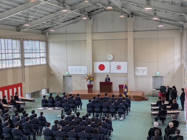 唐津海上技術短期大学校卒業証書授与式市長祝辞