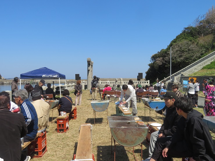 バーベキューブースの様子