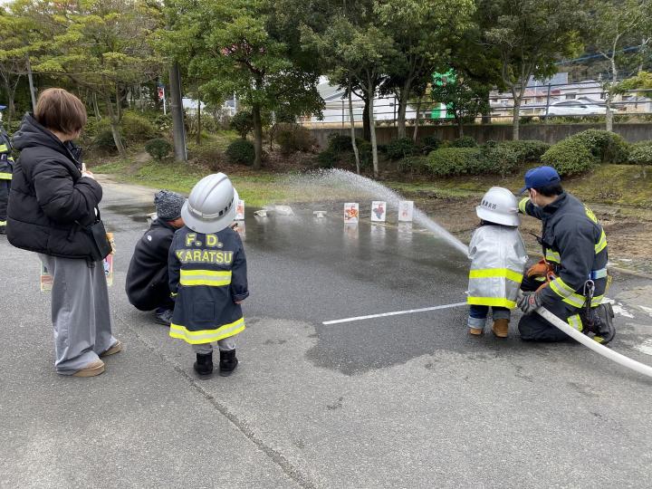 放水体験