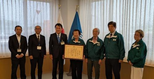 みどりの愛護功労者国土交通大臣表彰受賞報告