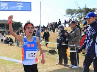 中学生男子の優勝は野㟢君の画像
