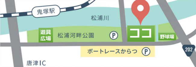 開催場所　地図