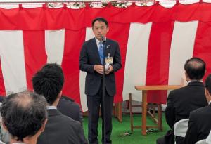 呼子地区海業飲食施設建設工事地鎮祭