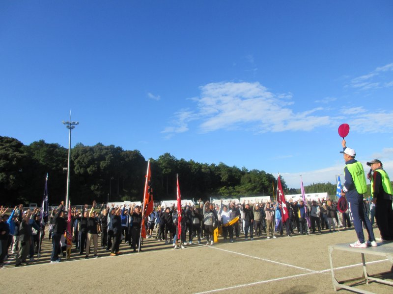 厳木町スポーツレクリエーション大会じゃんけん大会の様子