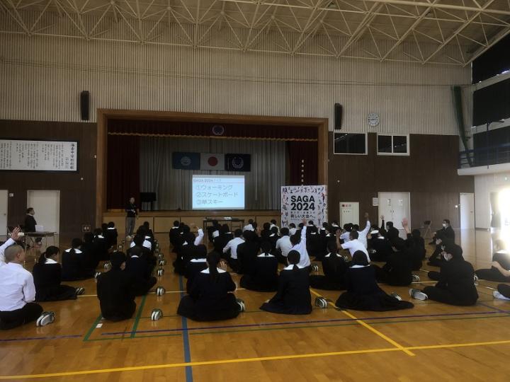 学校訪問2024（海青中学校）