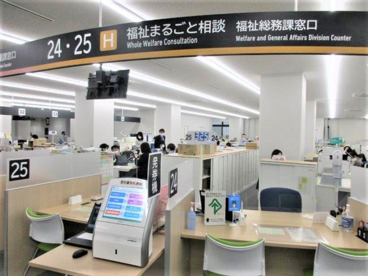 窓口の場所の画像