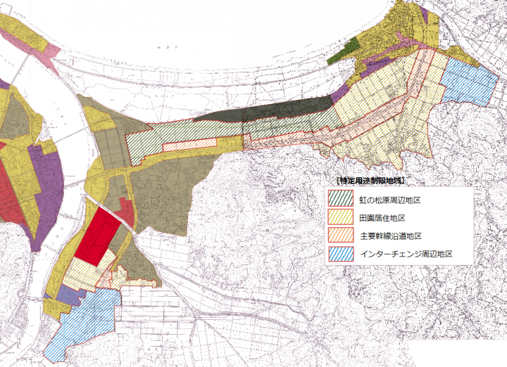 図面：唐津市特定用途制限地域