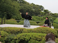 能楽師の林本大氏の画像
