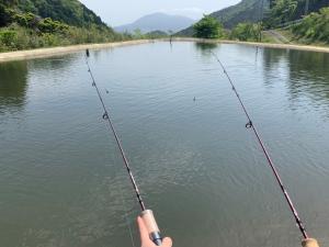 釣りの様子の画像