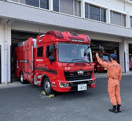 車両点検の画像
