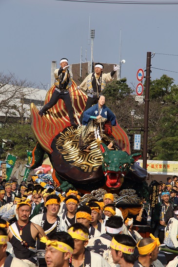 3番曳山「亀と浦島太郎」の画像