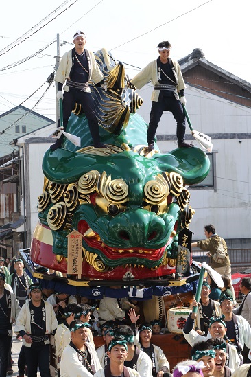 12番曳山「珠取獅子」（たまとりじし）の画像