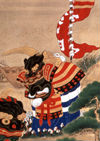 上杉謙信の兜（唐津神祭行列図）