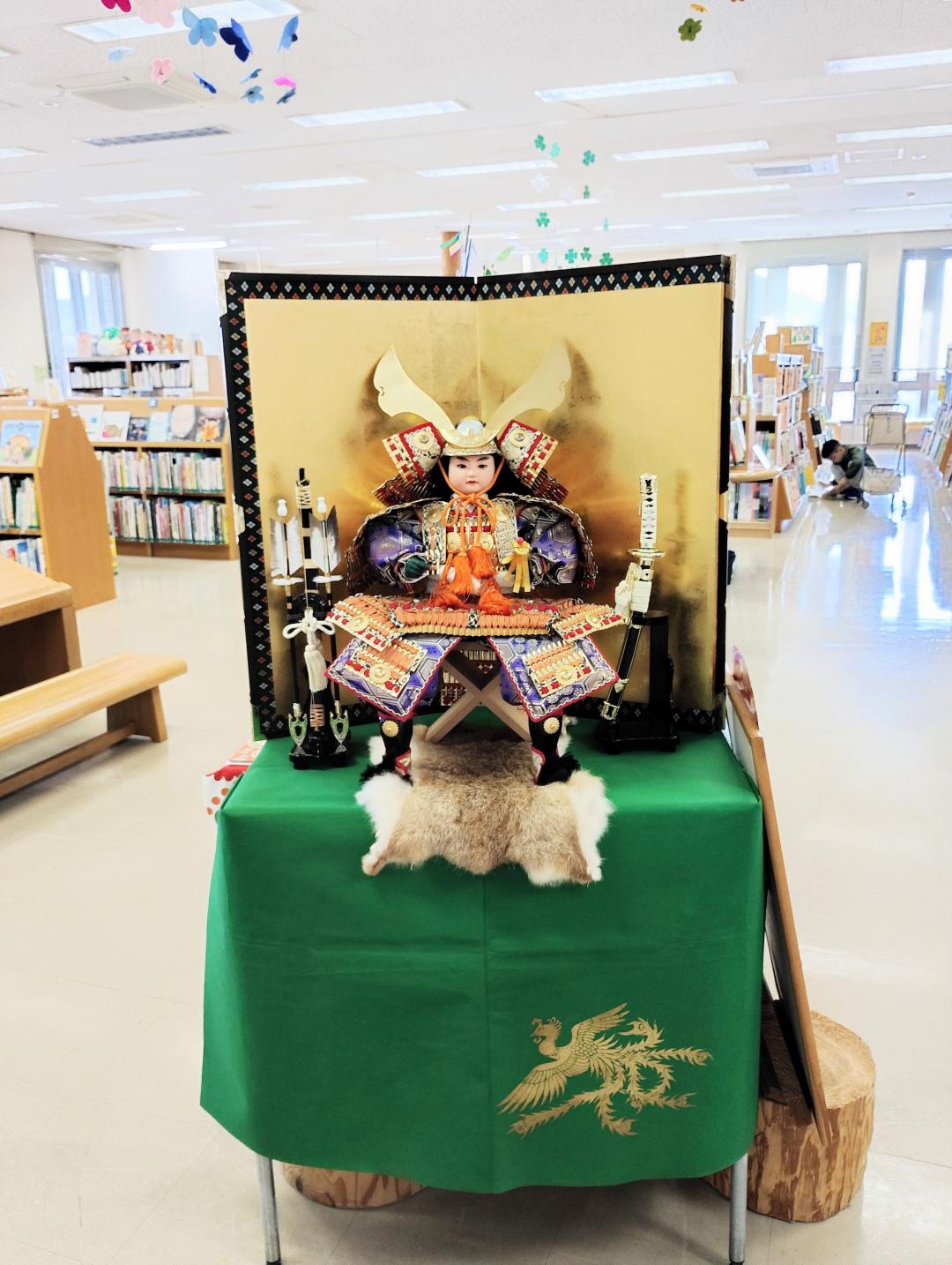 五月人形の展示